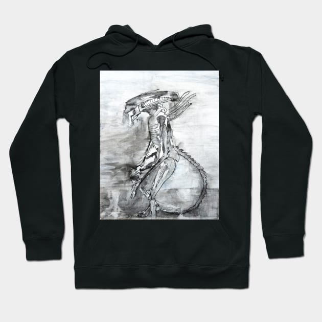 Xenomorph - Fan Art Hoodie by Ambient Abstract